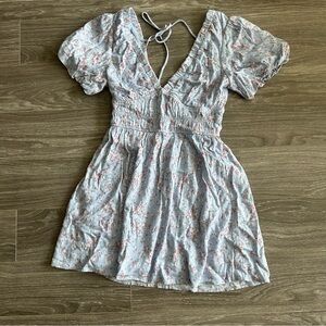 Altard State Floral Puff Shoulder Dress NEW